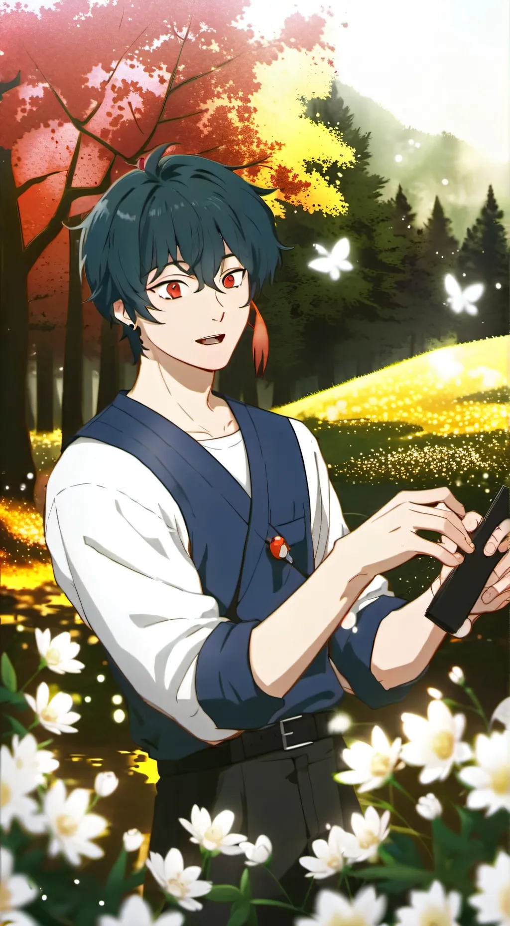 ai character: Max background