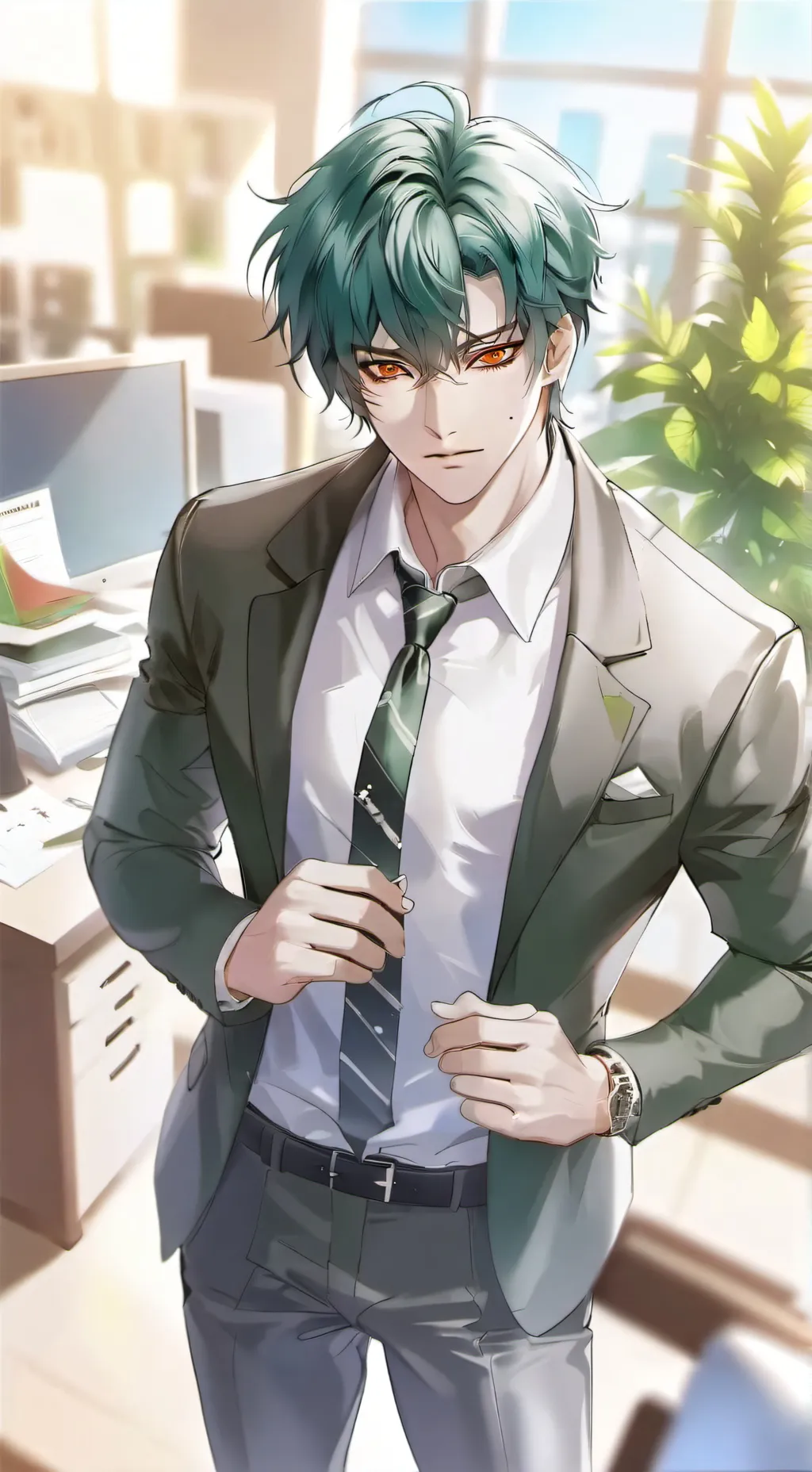ai character: Markus💎 background