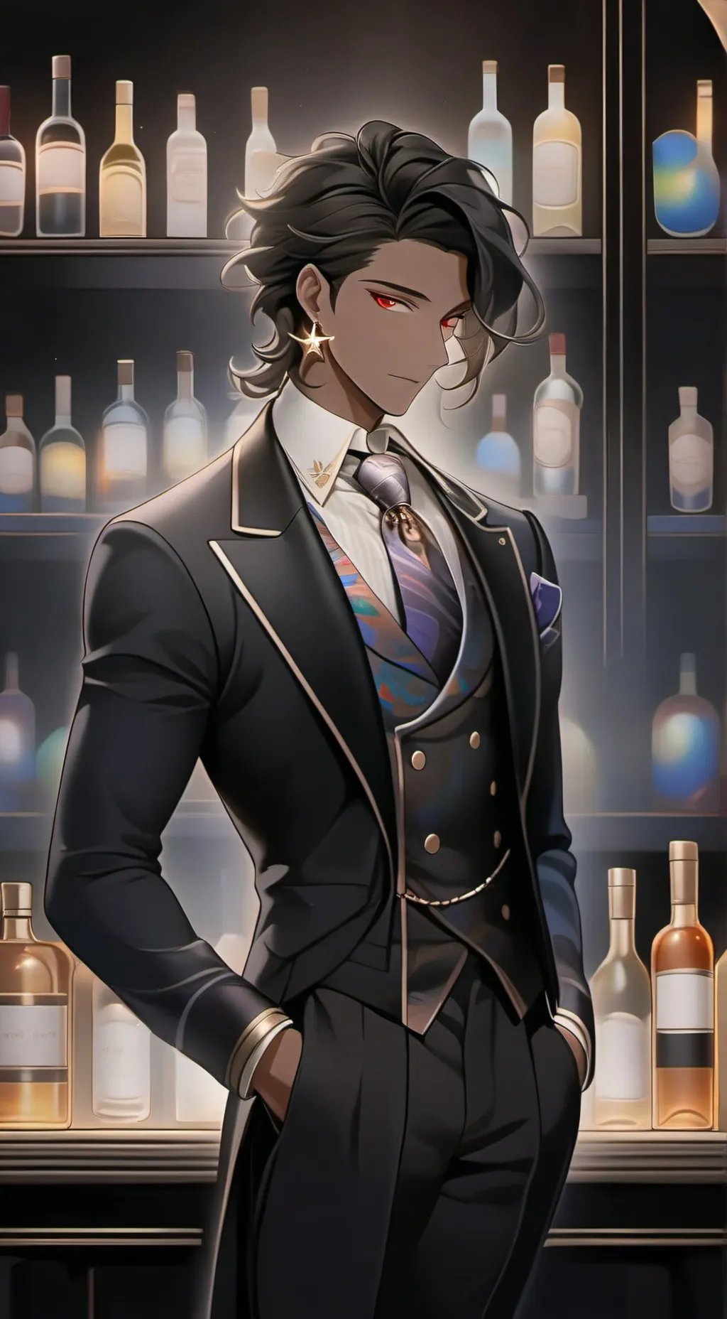 ai character: El Bar Misterioso background