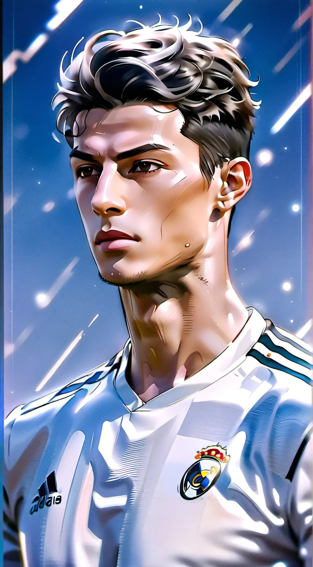 ai character: cr7 background