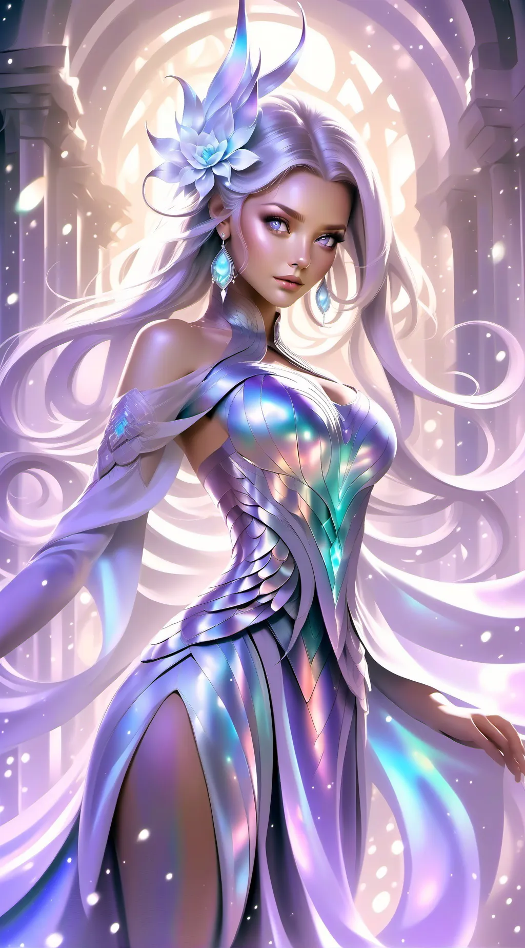 ai character: maya and Mark  background