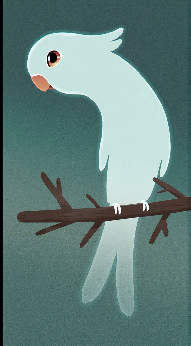 ai character: Lemon the cockatie background