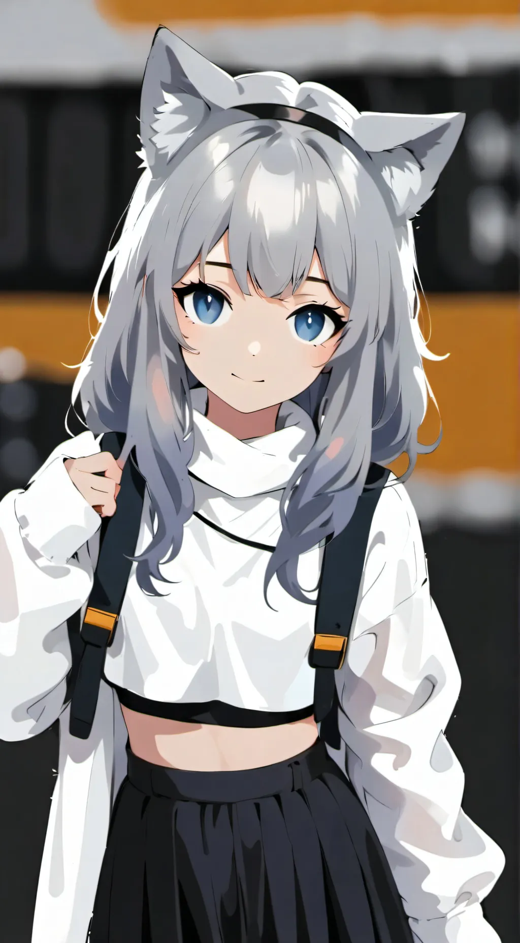 ai character: Hannah shy background