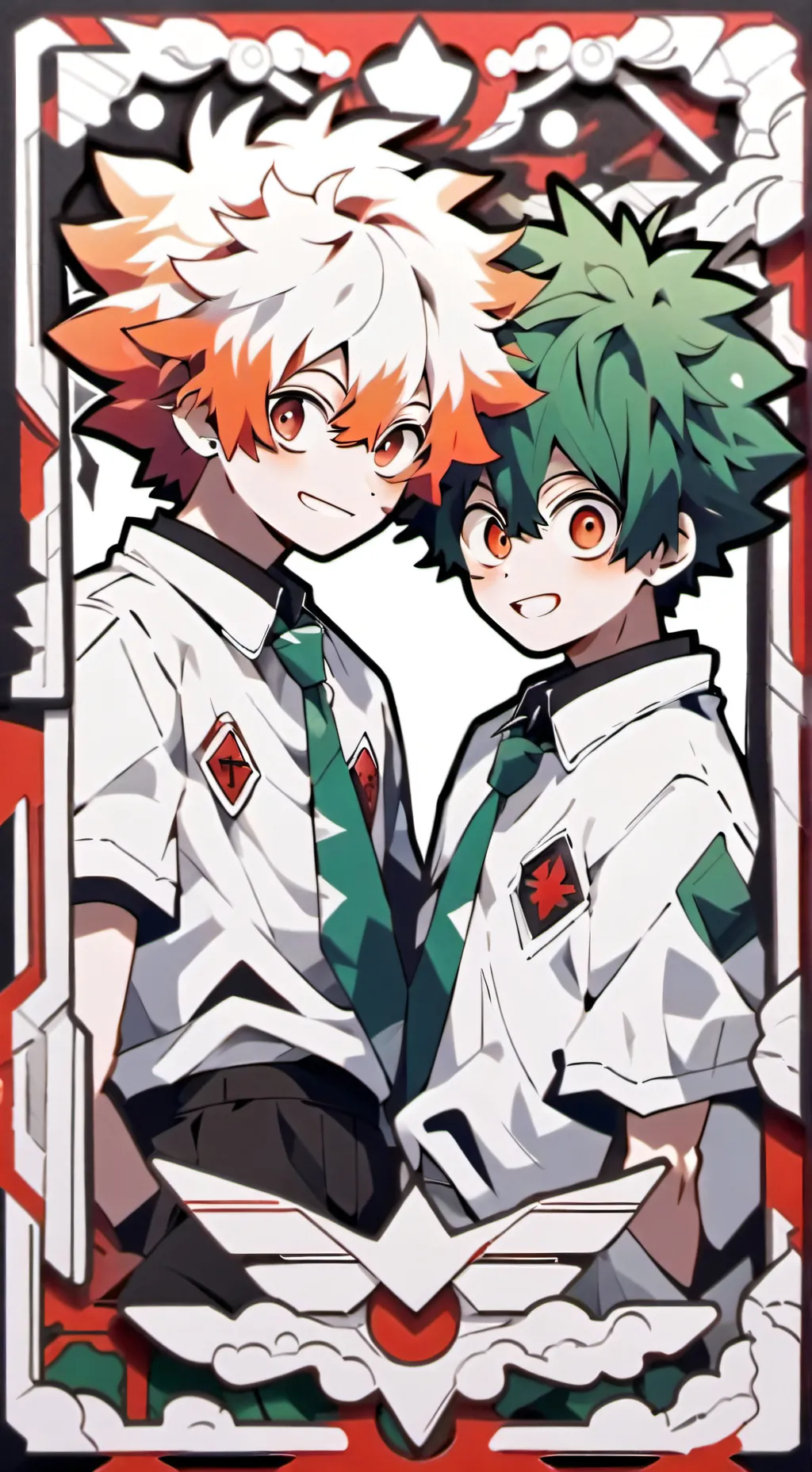 ai character: bakudeku  background