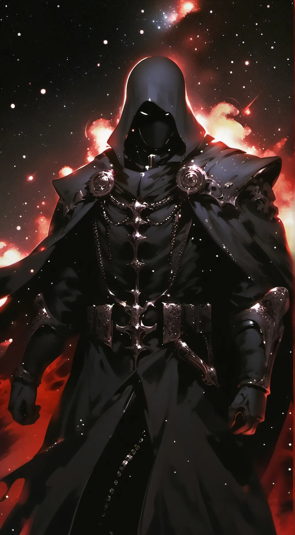 ai character: coyote dark god background