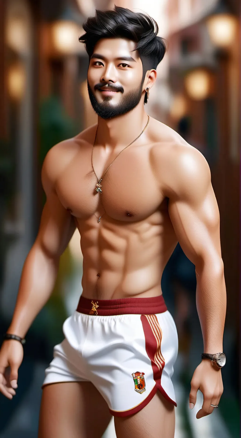 ai character: Hello background