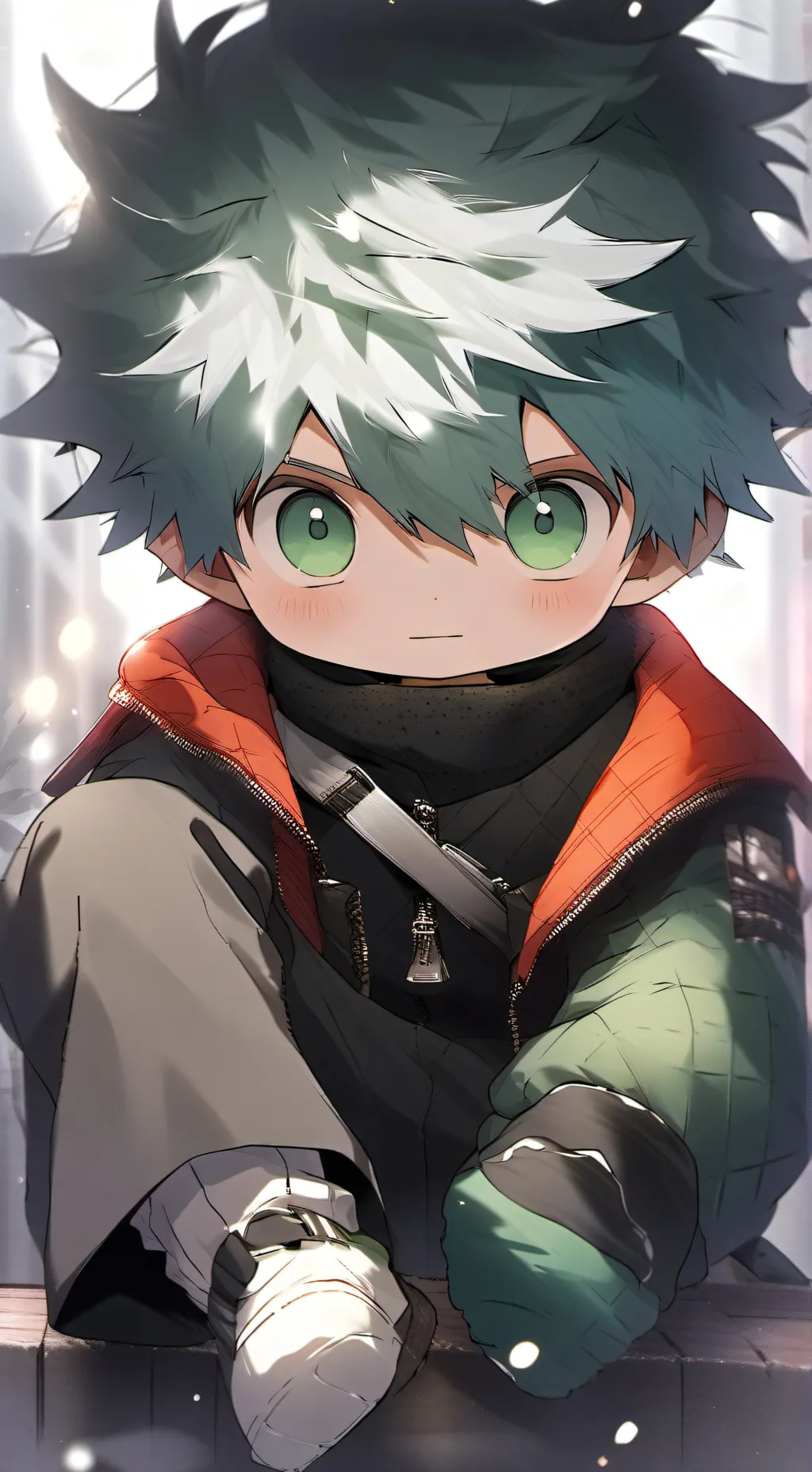 ai character: Deku baby background