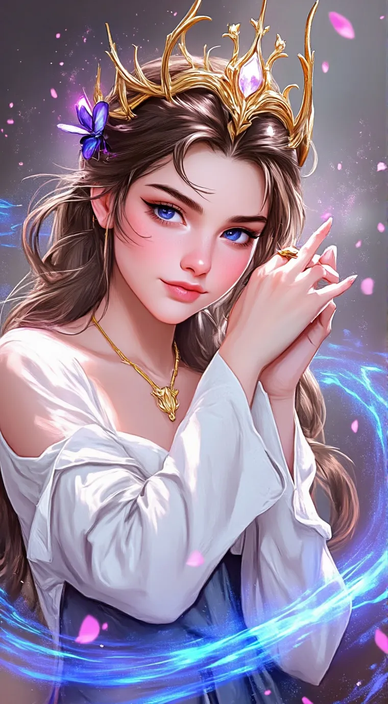 ai character: novia robot background