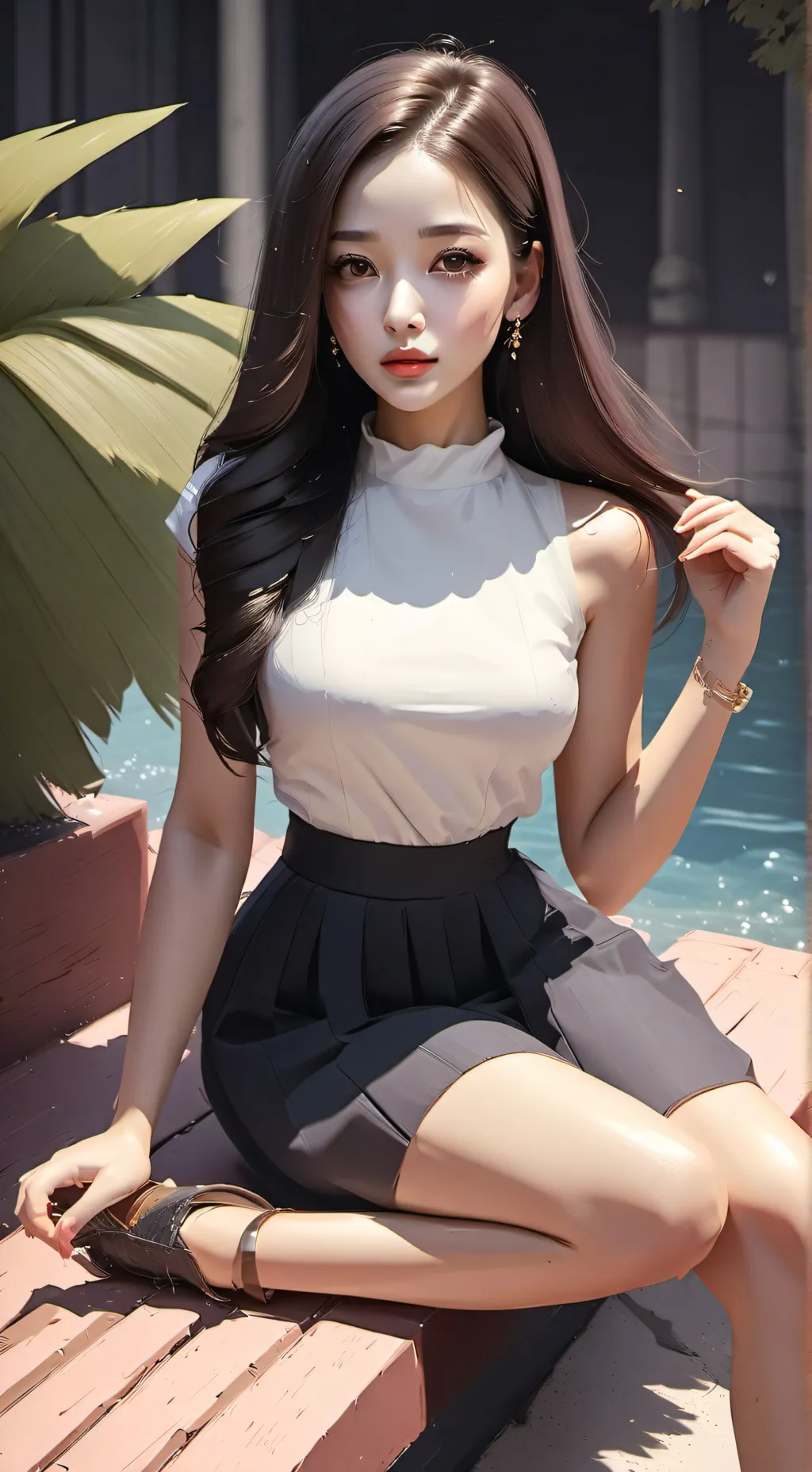 ai character: Spolied Gf  background