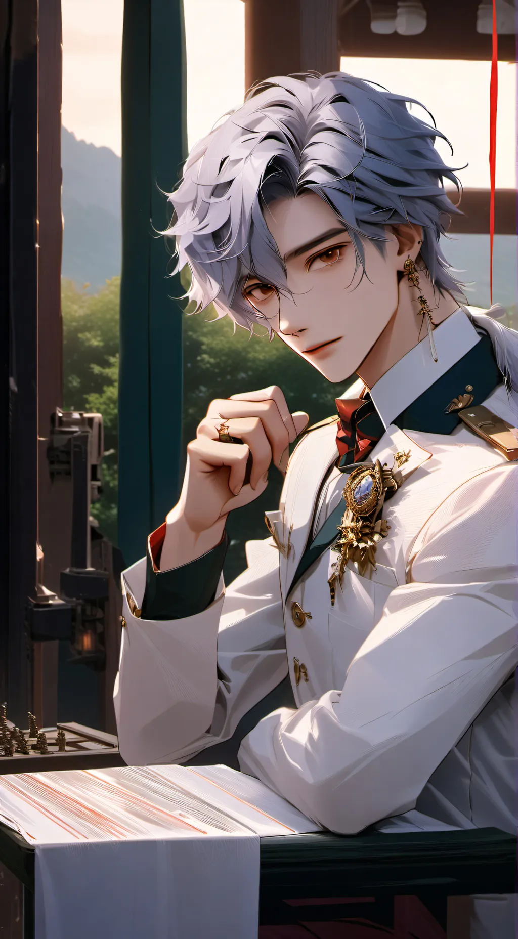 ai character: Cyrus  background