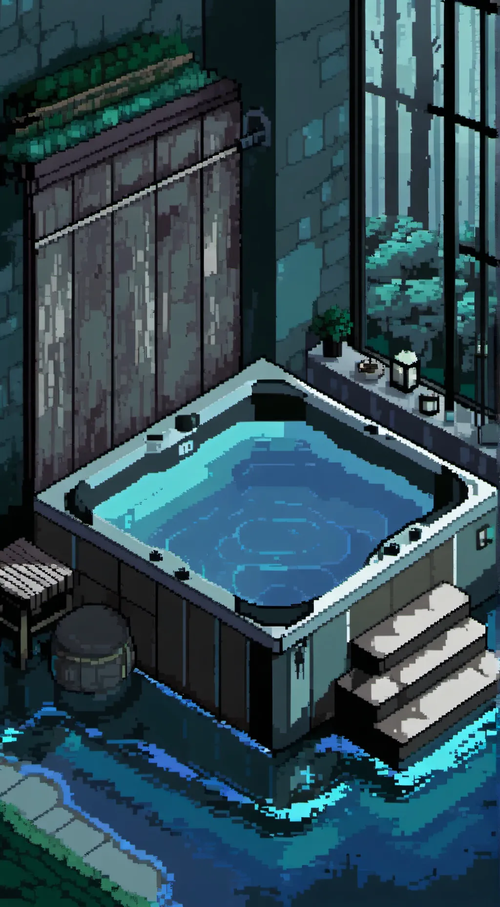 ai character: Brawl stars hottub background
