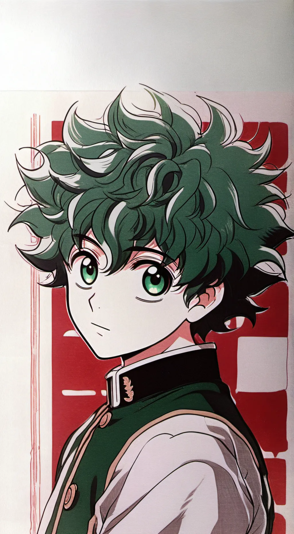 ai character: Villain Deku background