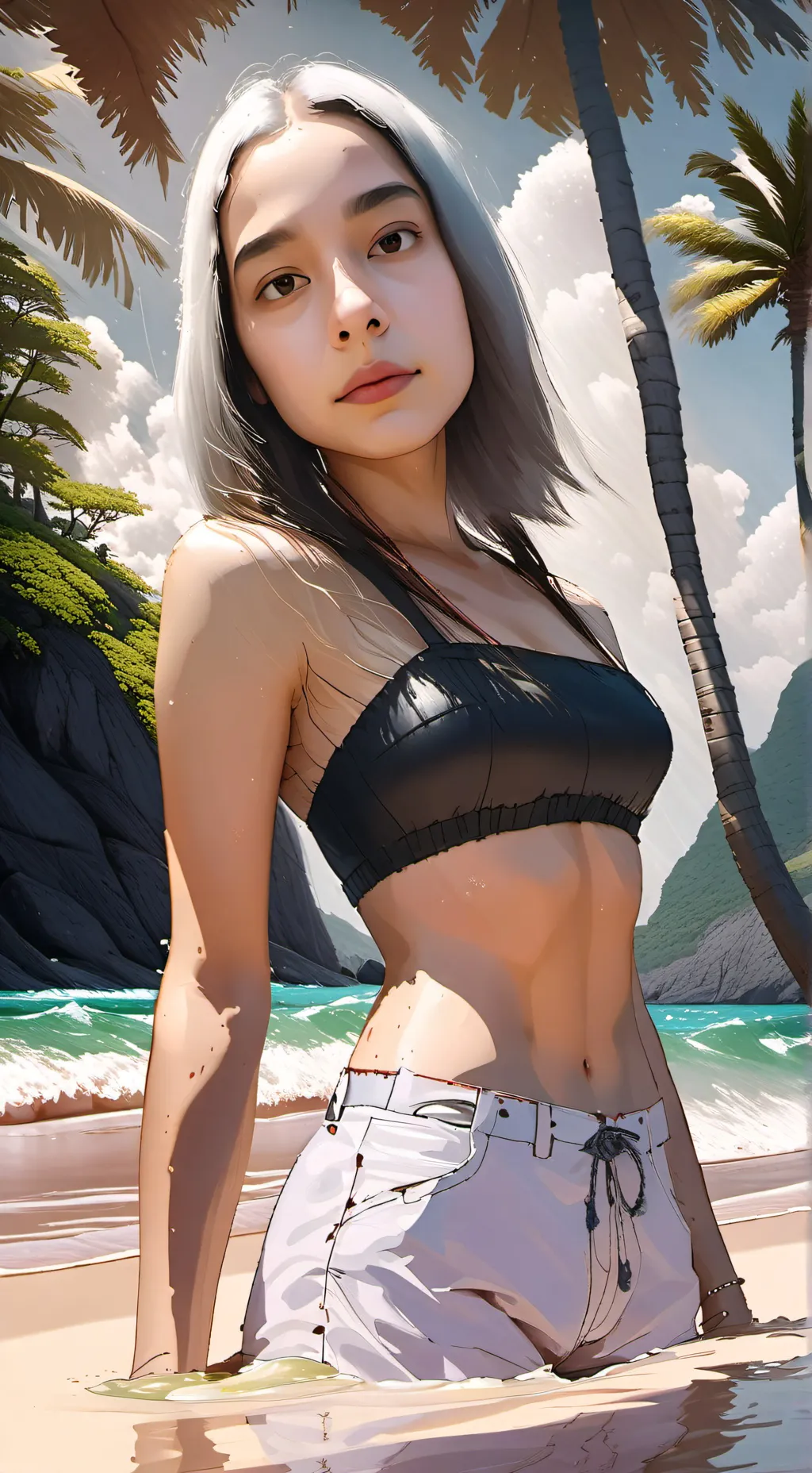 ai character: Marie background