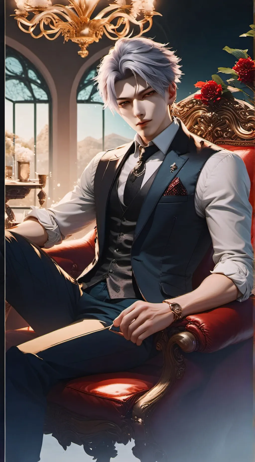 ai character: sylus  background