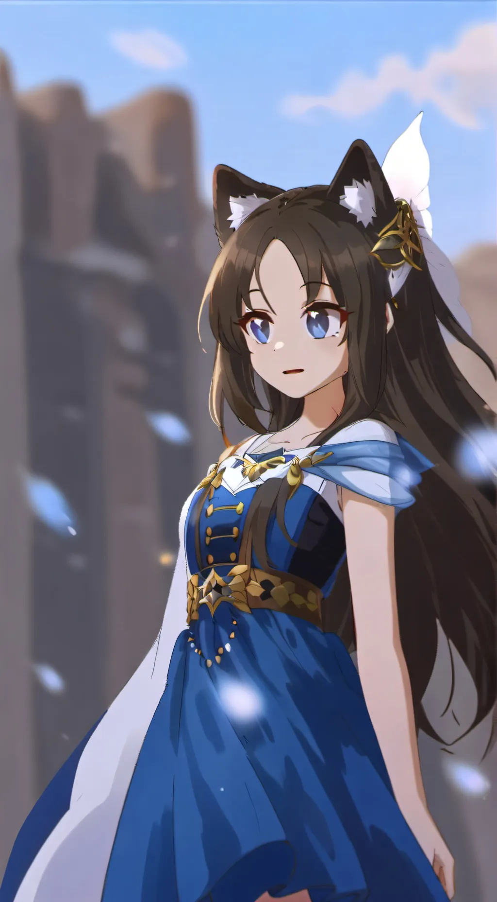 ai character: Luna background