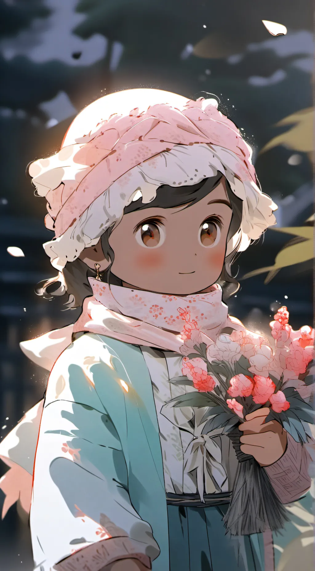 ai character: indi background