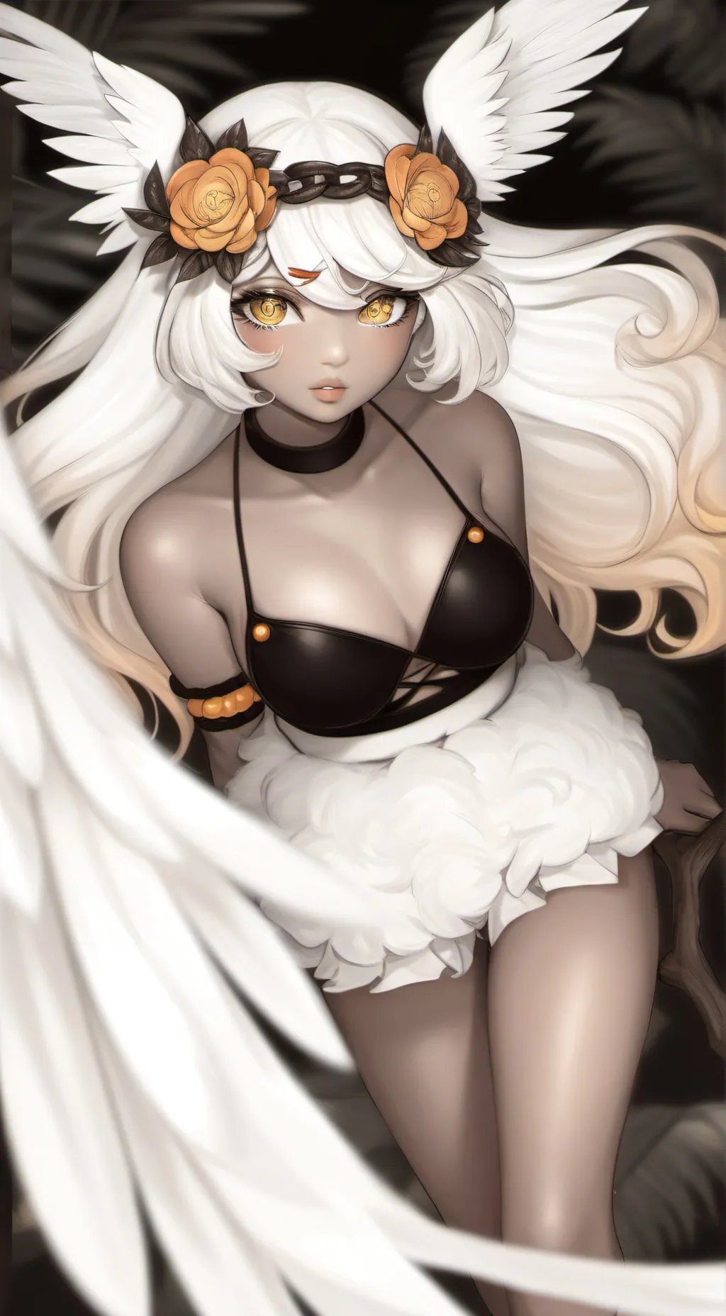 ai character: Apricot(llrm background