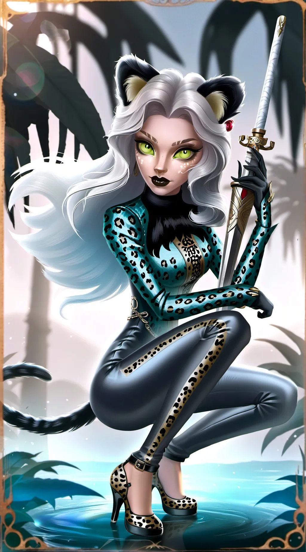 ai character: Queen Gina background