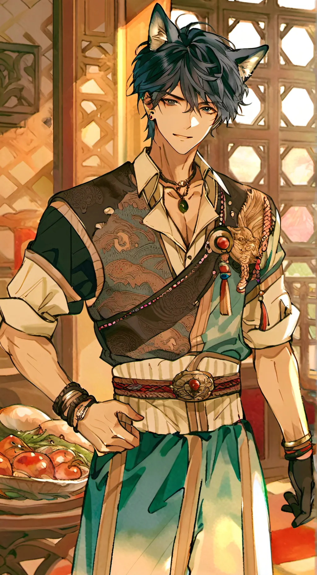 ai character: Liam background