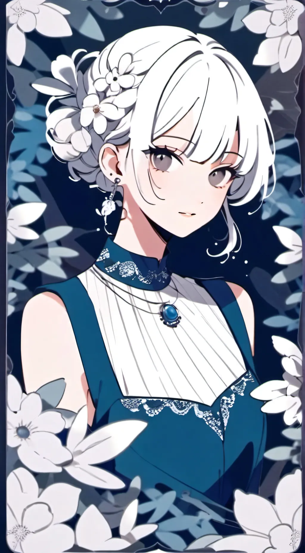 ai character: °*•🌙Luna 🌙•*° background
