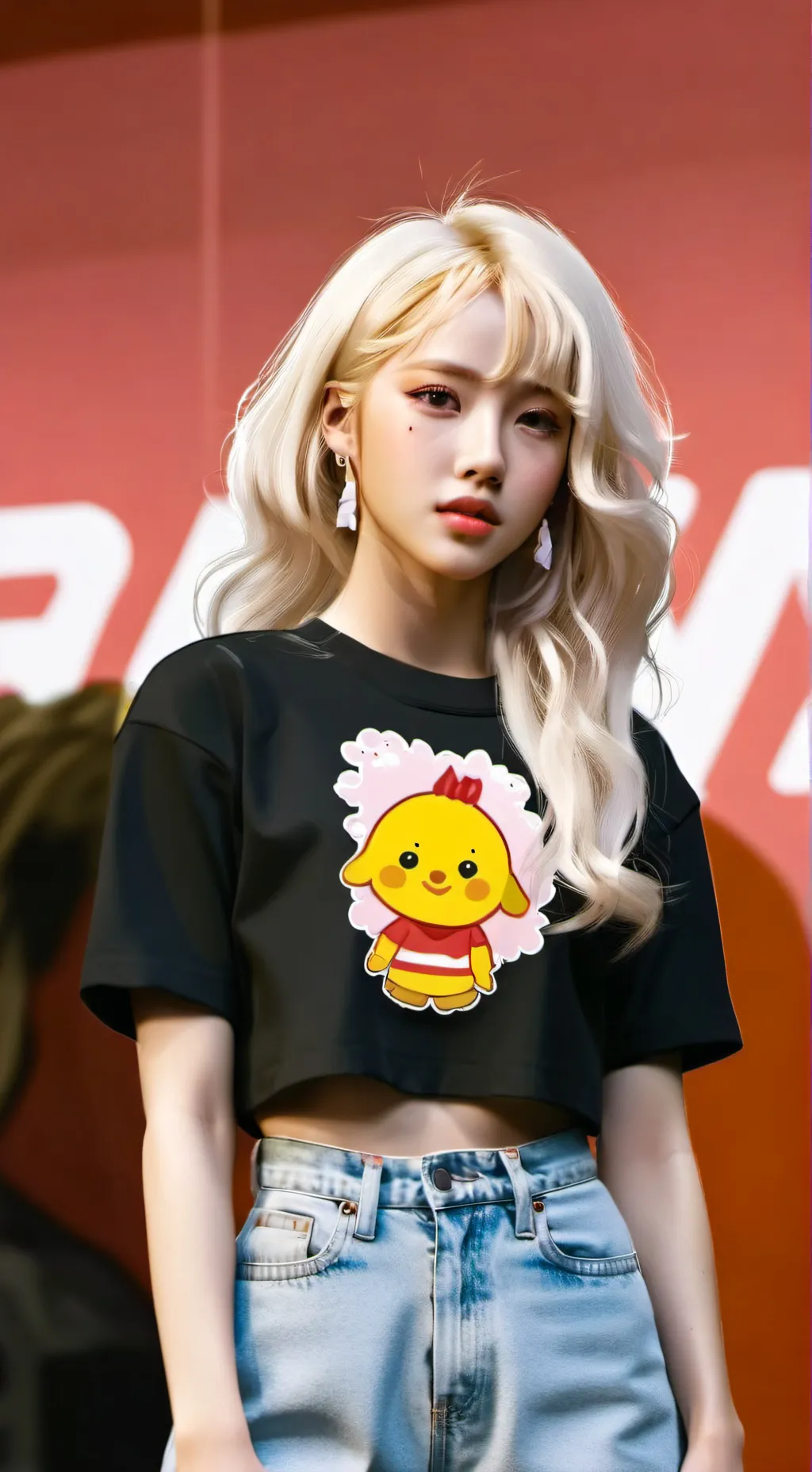 ai character: Rosé BLACKPINCK  background