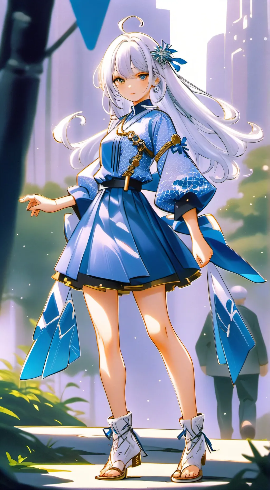ai character: Lyra background