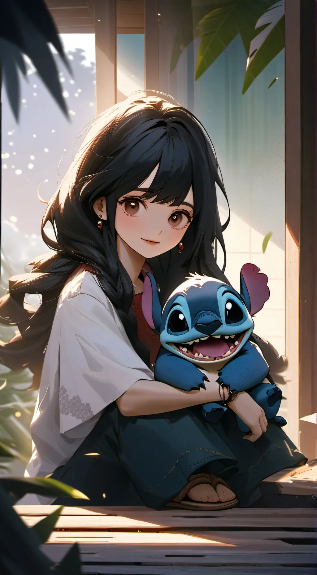 ai character: Lilo und stich✨️✨️ background
