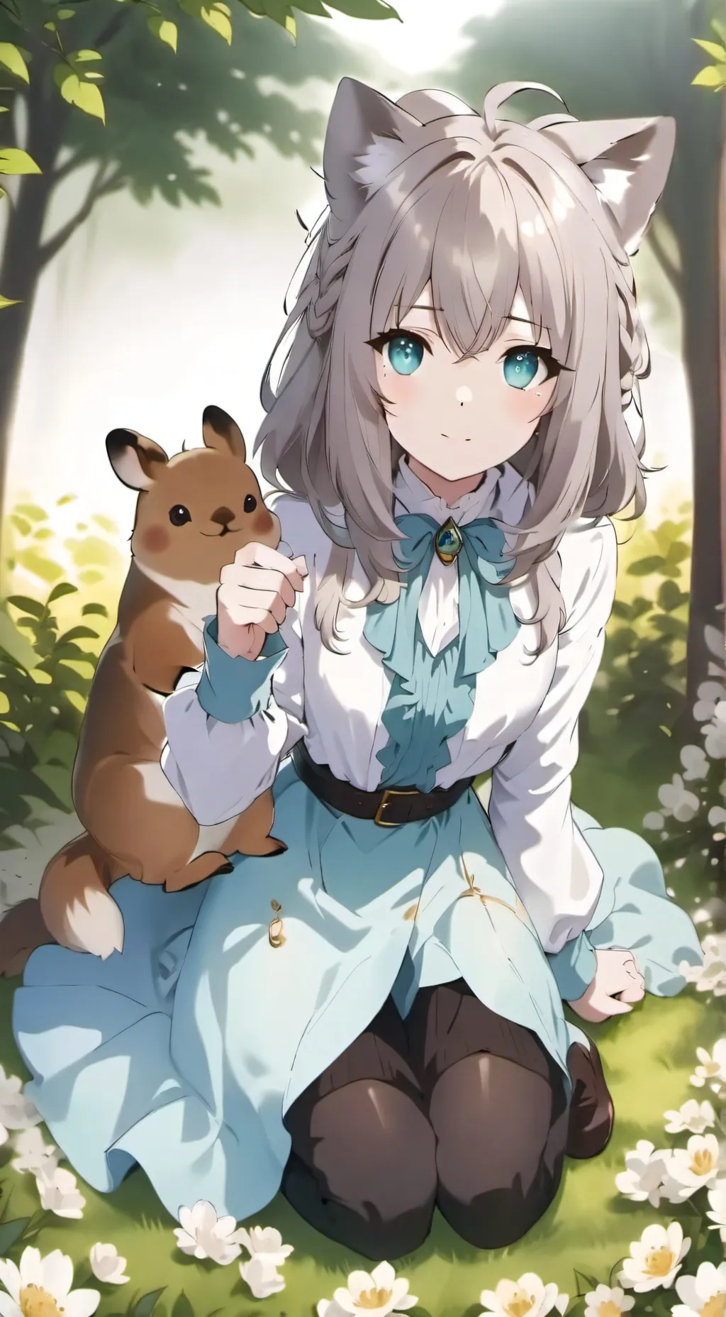 ai character: Hikari background