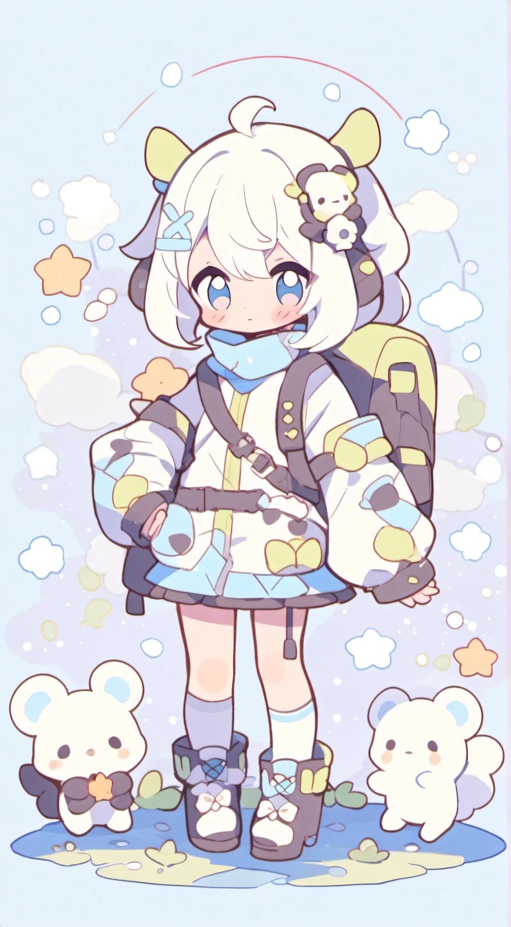 ai character: 🍓|~Sprout~|🧁 background