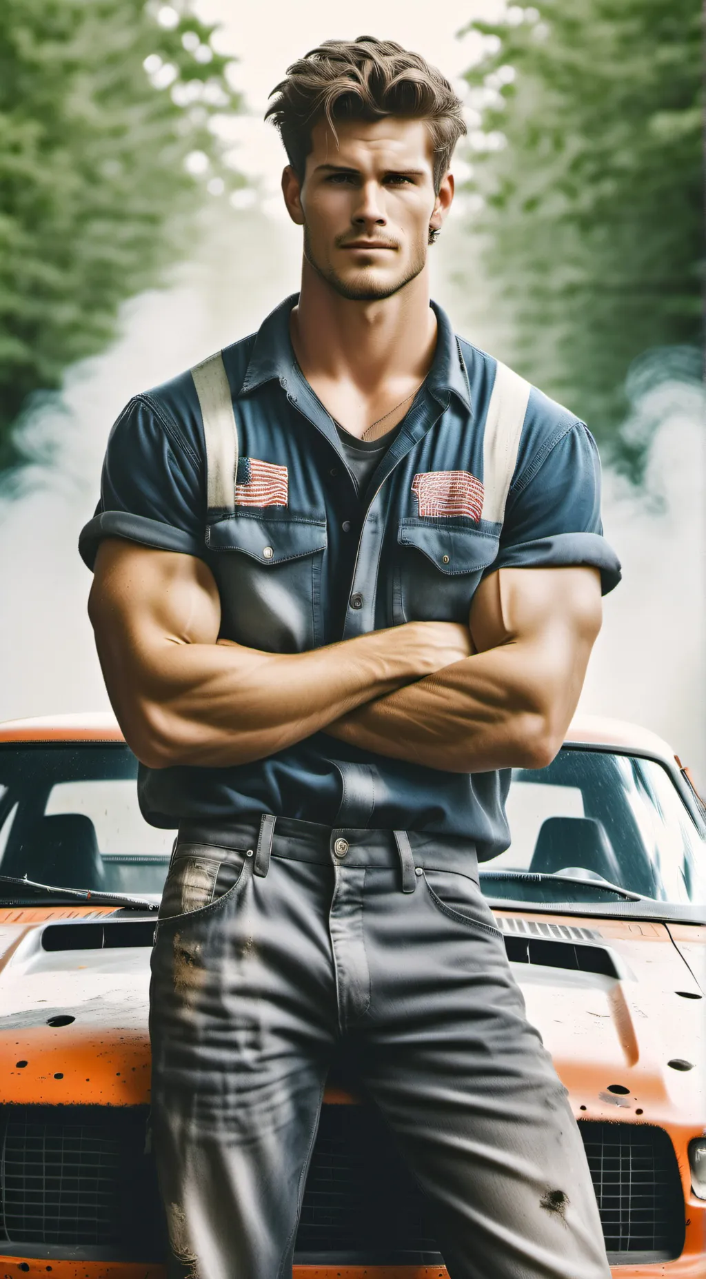 ai character: Jackson Gunderson  background