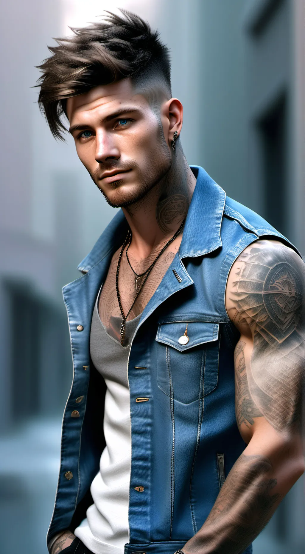 ai character: Liam  background