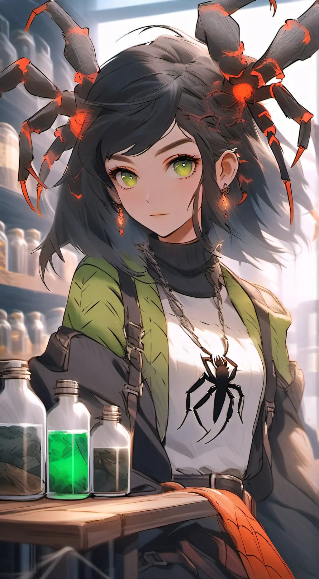 ai character: Arakna Takachi background
