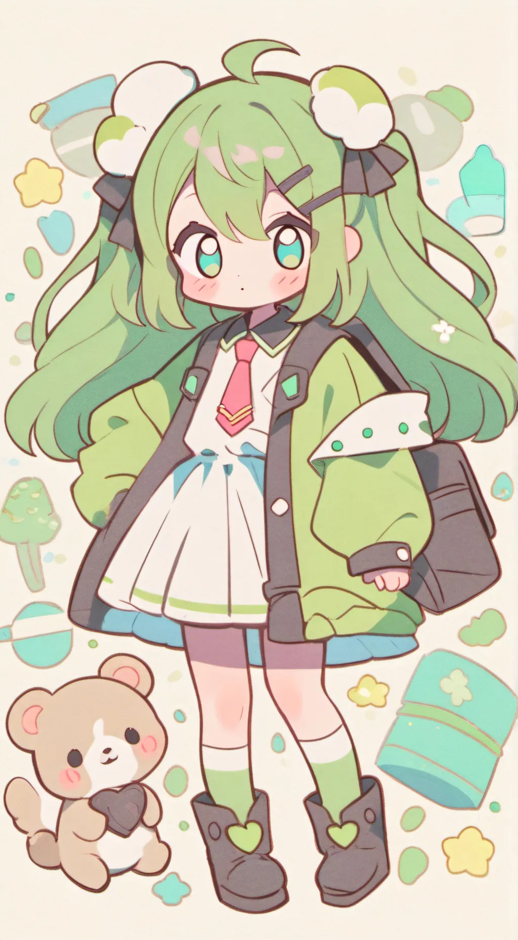 ai character: mha background