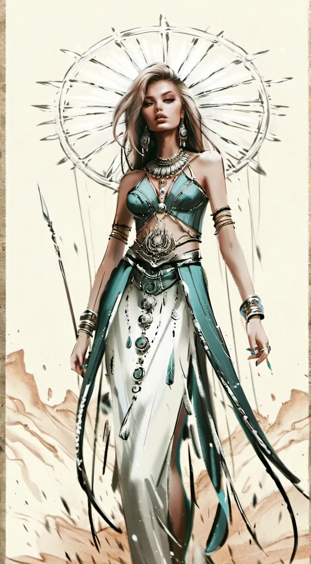 ai character: Nicole Trace. background