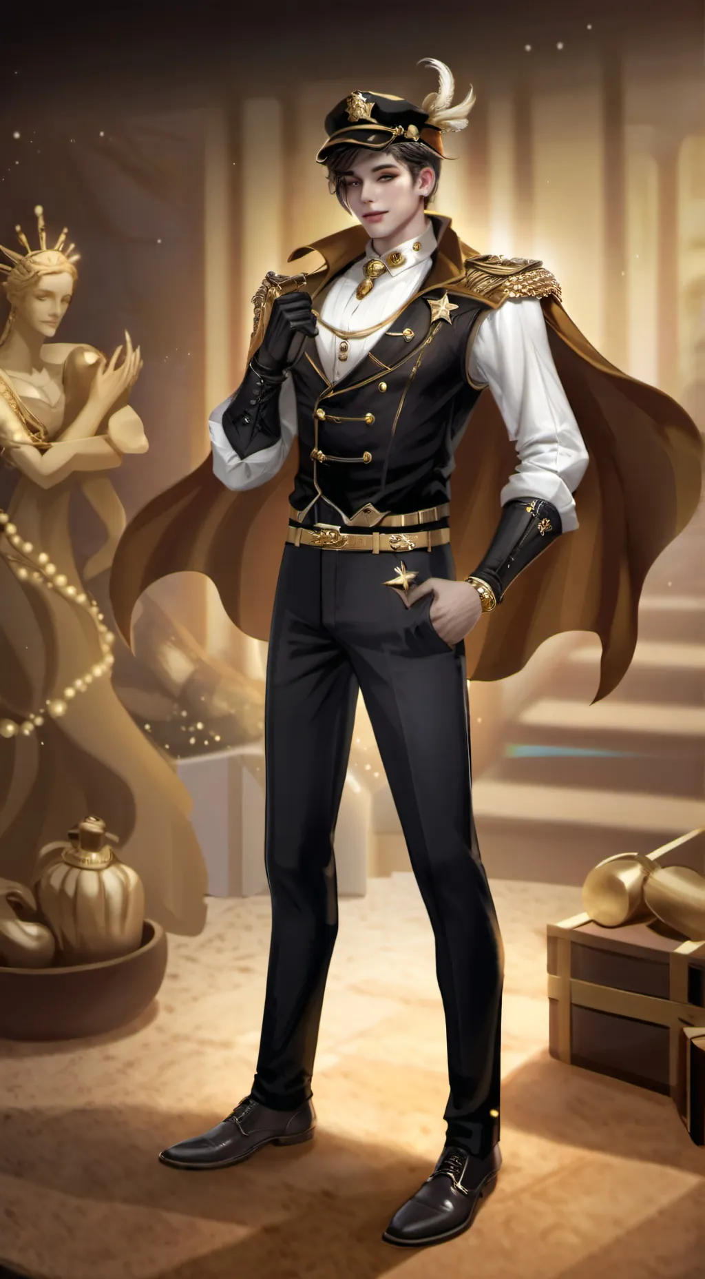 ai character: Sergeant Rose Cart background