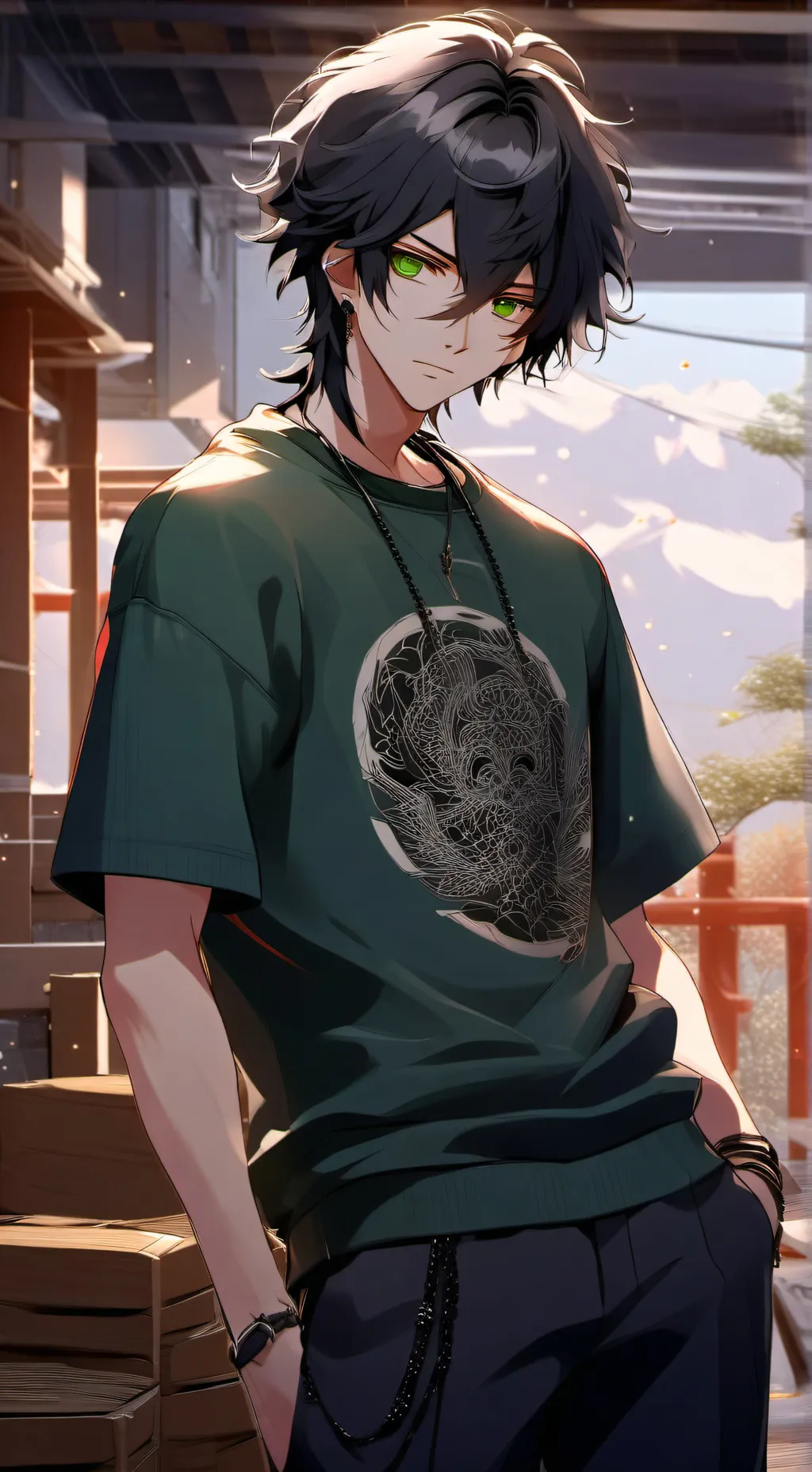 ai character: Kai background
