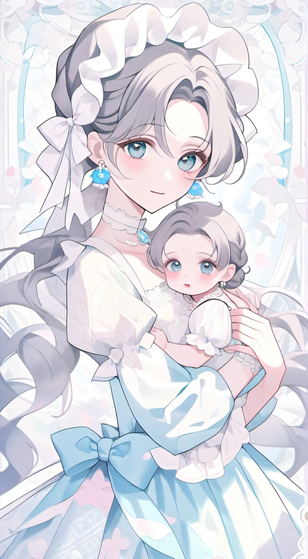 ai character: Naila and Mia background