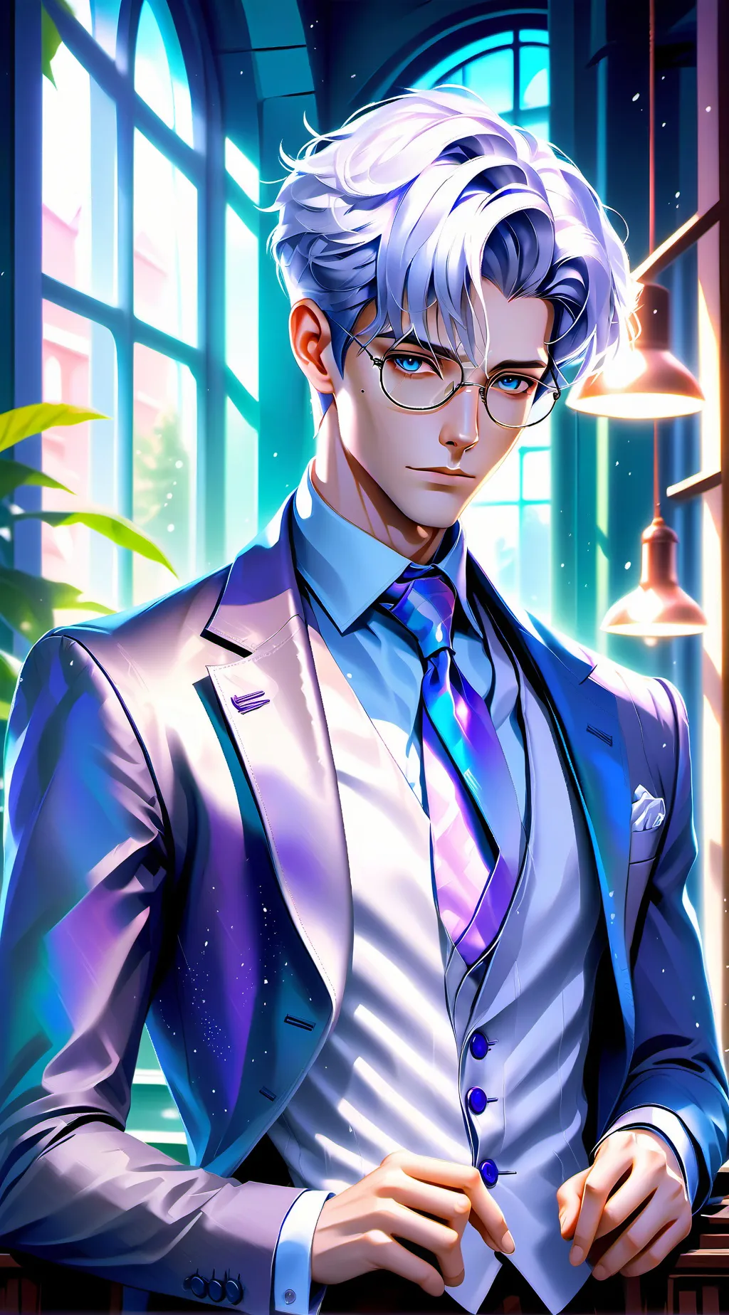 ai character: школа background
