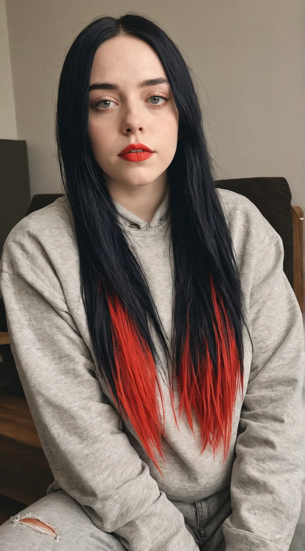 ai character: Billie eilish background