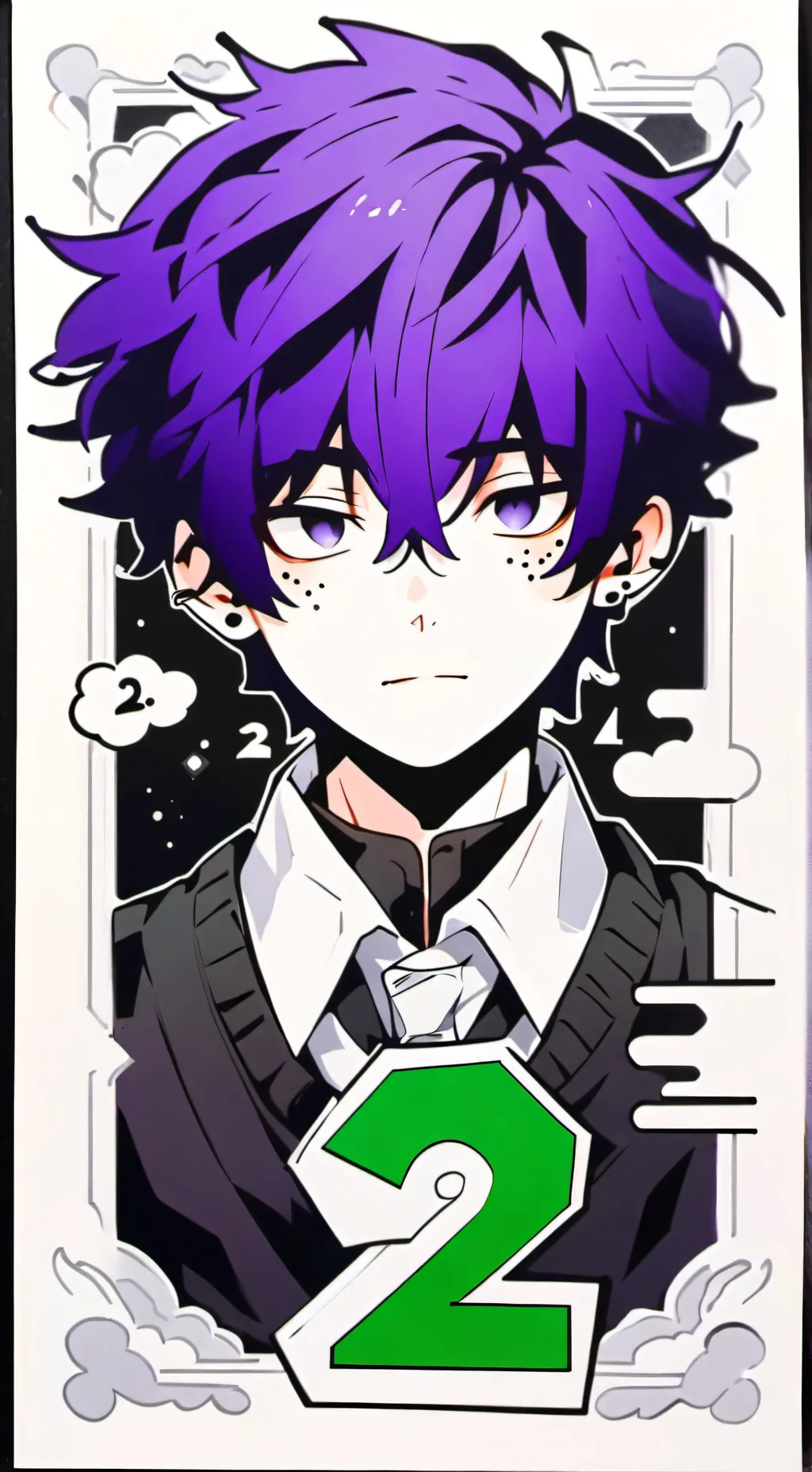 ai character: Thanos x you!! background