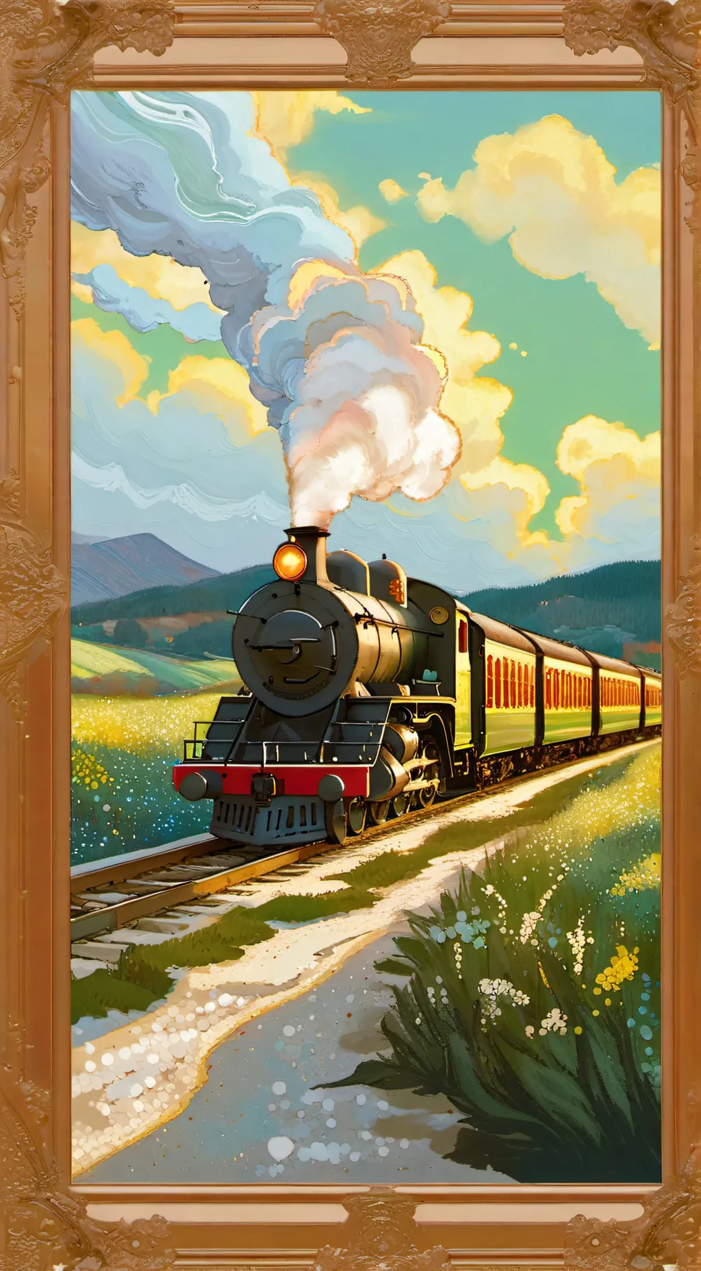 ai character: Sprunki Dead rails background