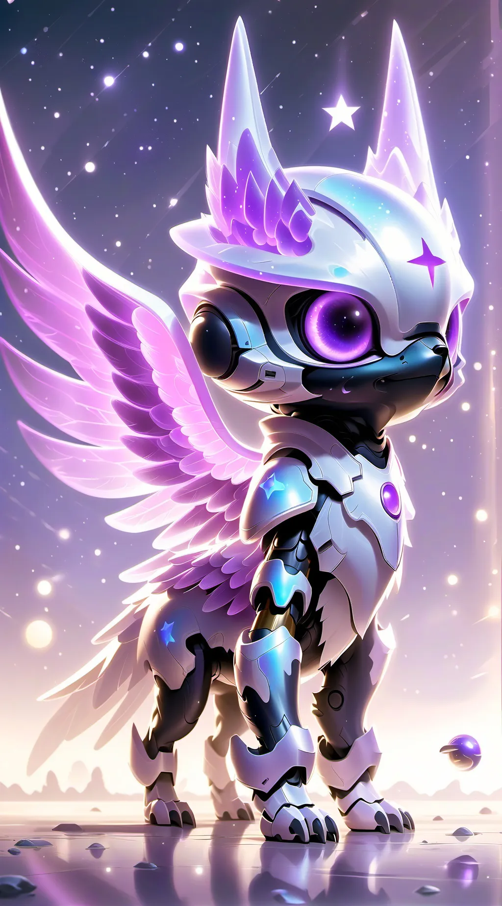 ai character: Star background
