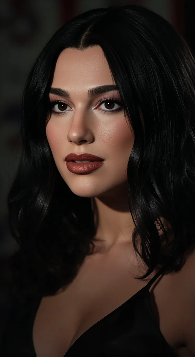 ai character: Dua lipa background