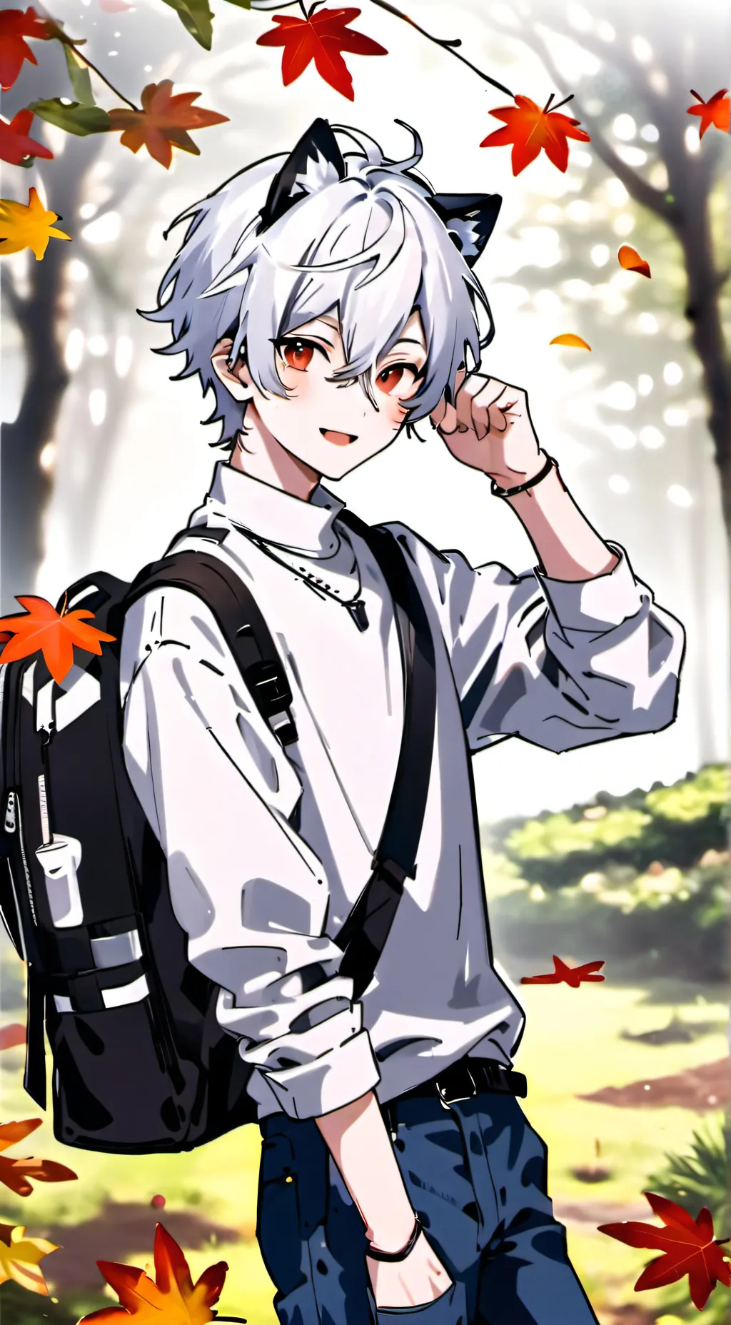 ai character: Leo background