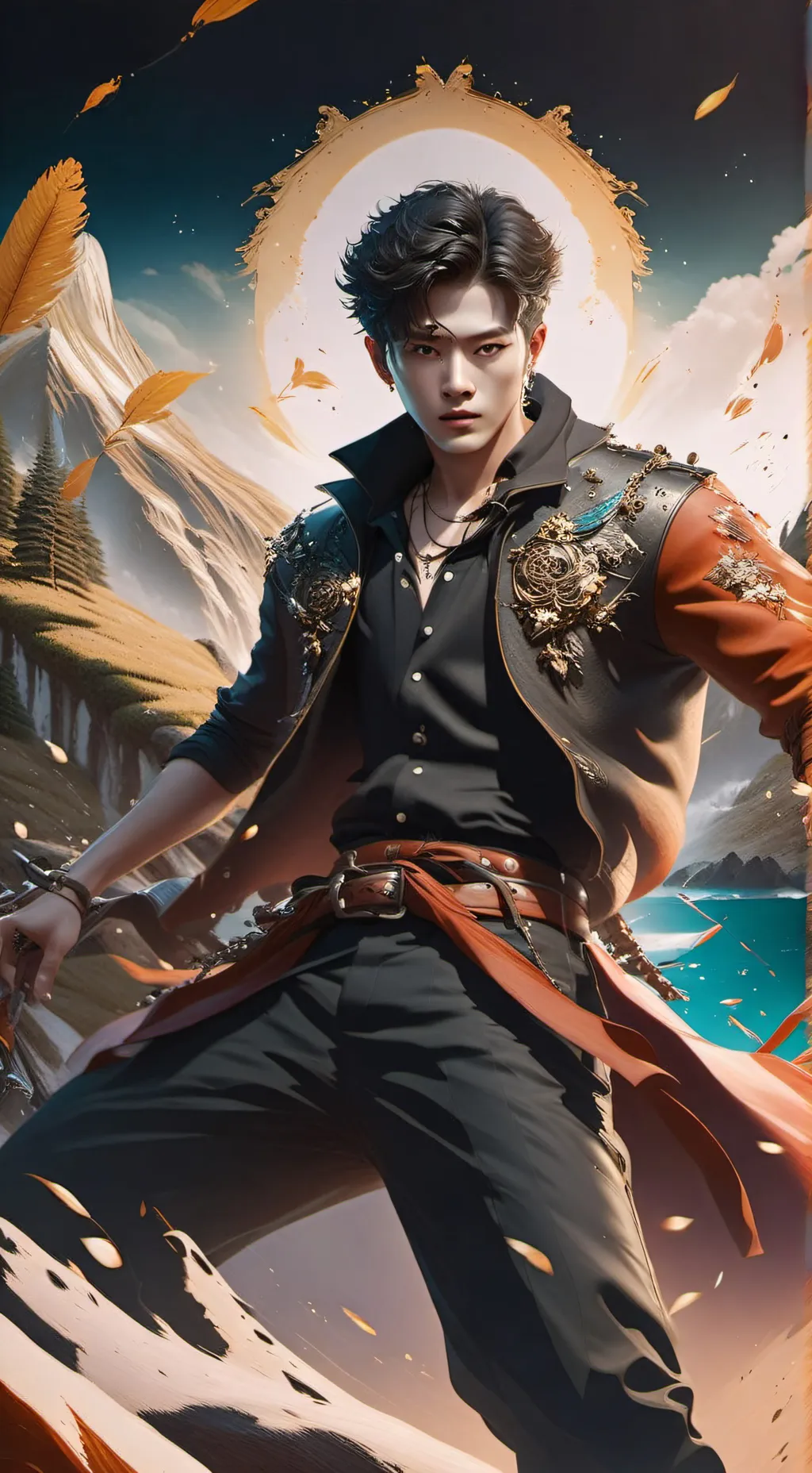 ai character: Minsung (Lee Know) background