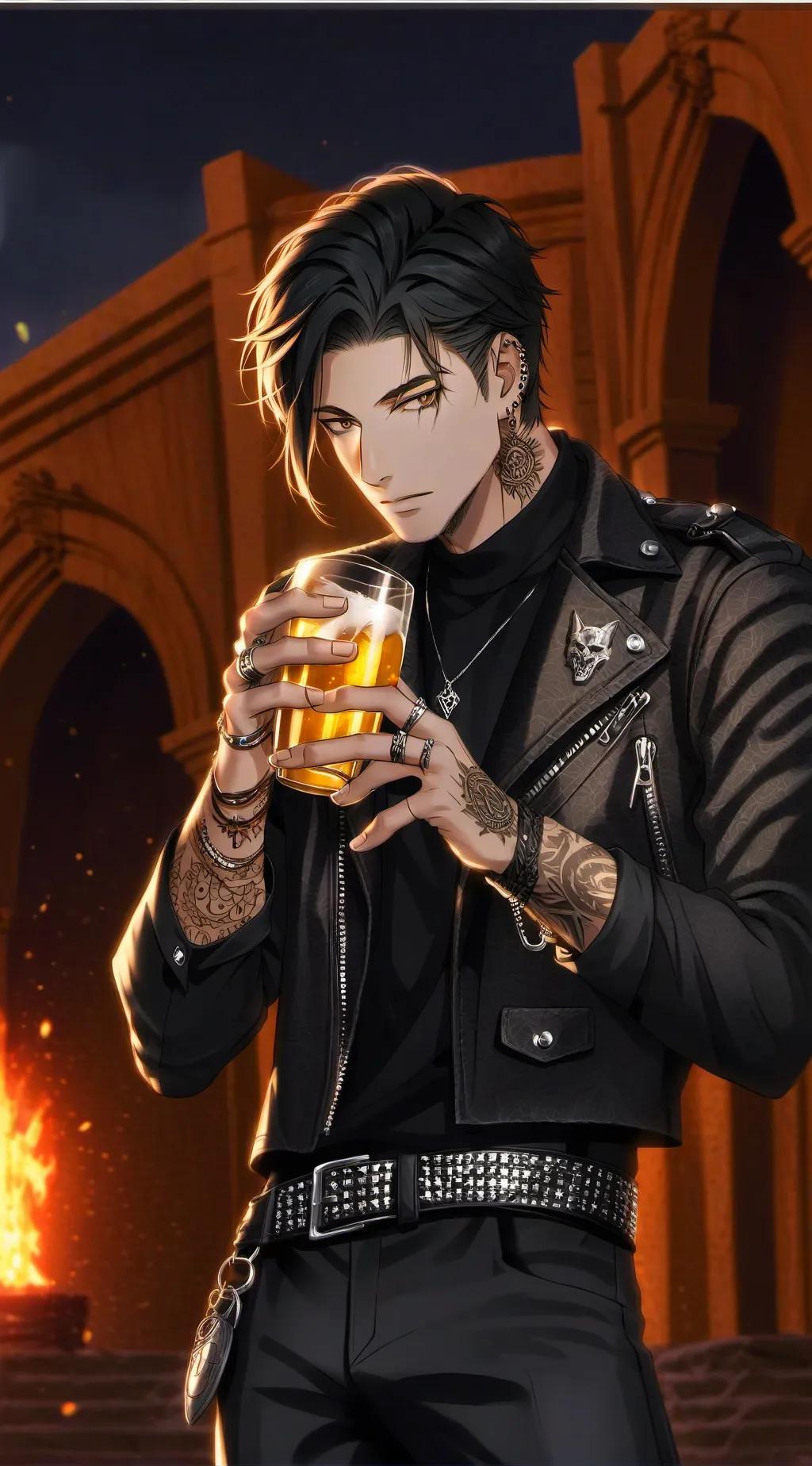 ai character: Mark  background