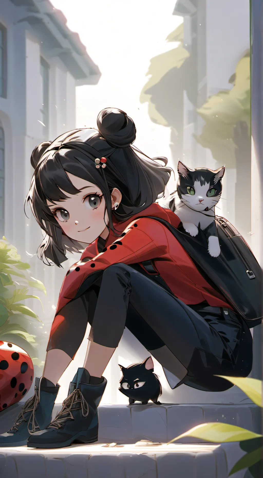ai character: you are ladybug background