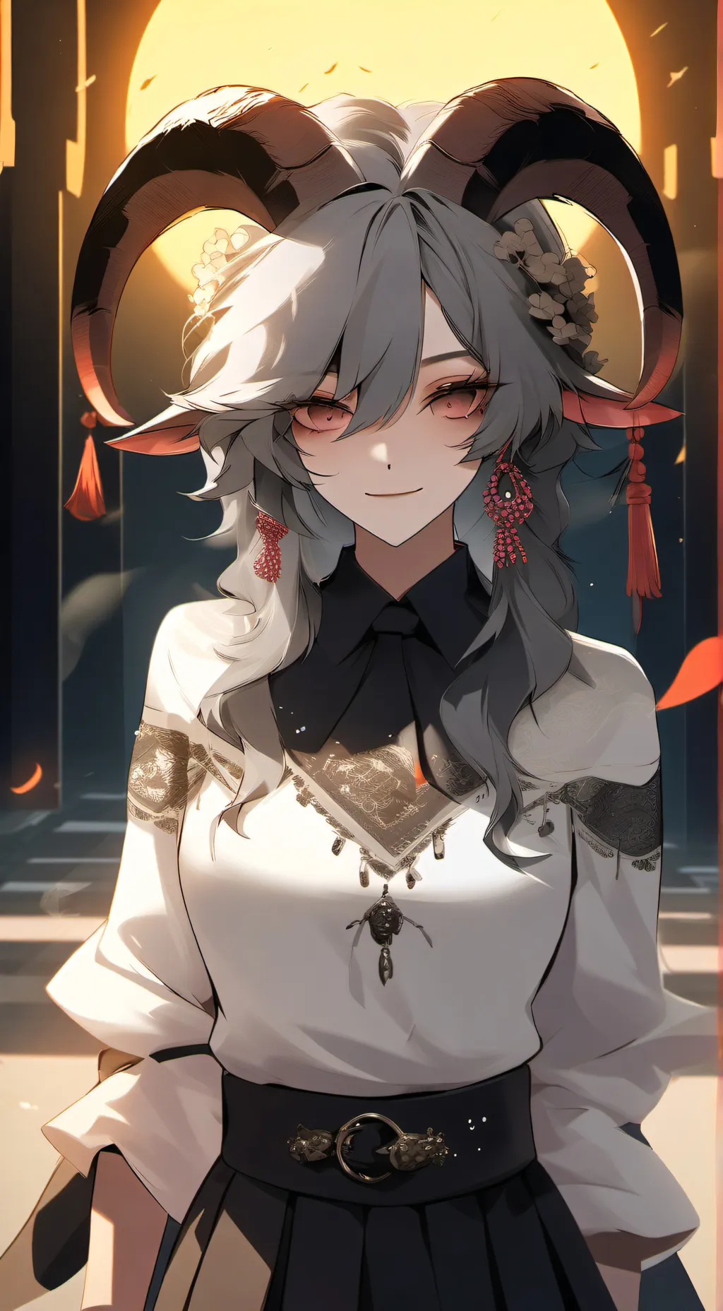 ai character: Stillness background