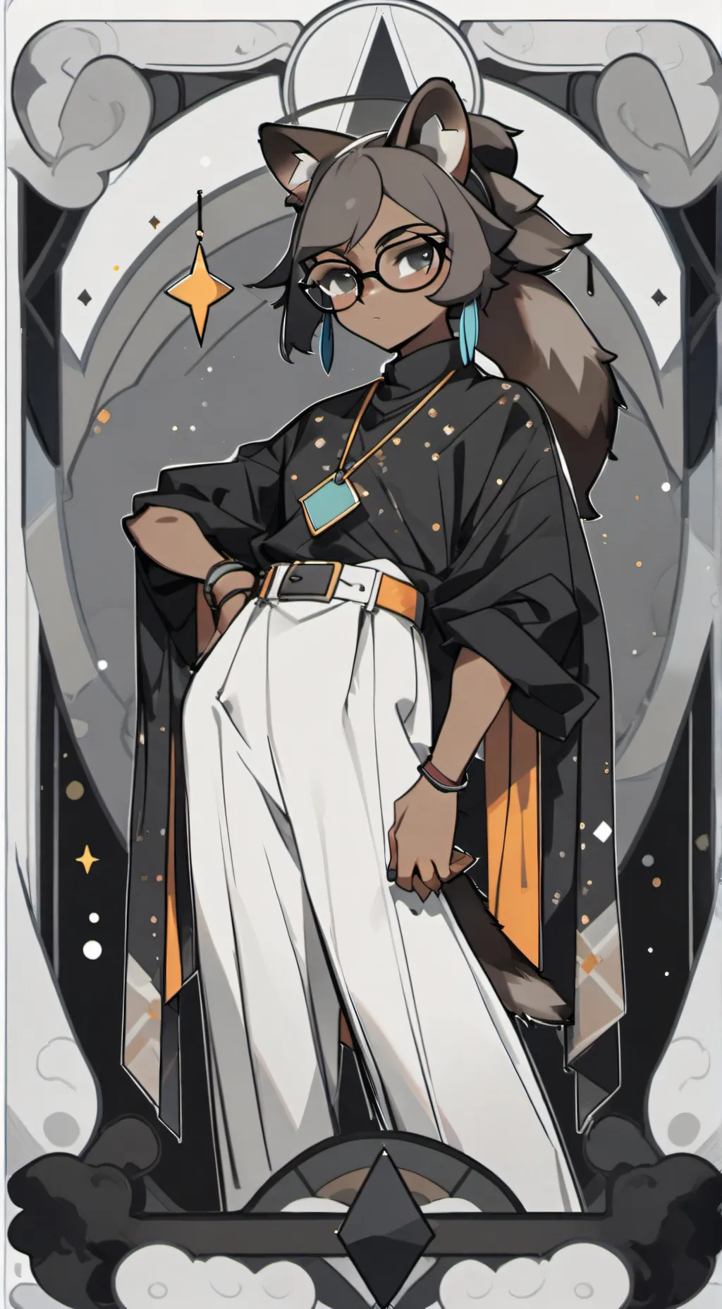 ai character: Midnight background