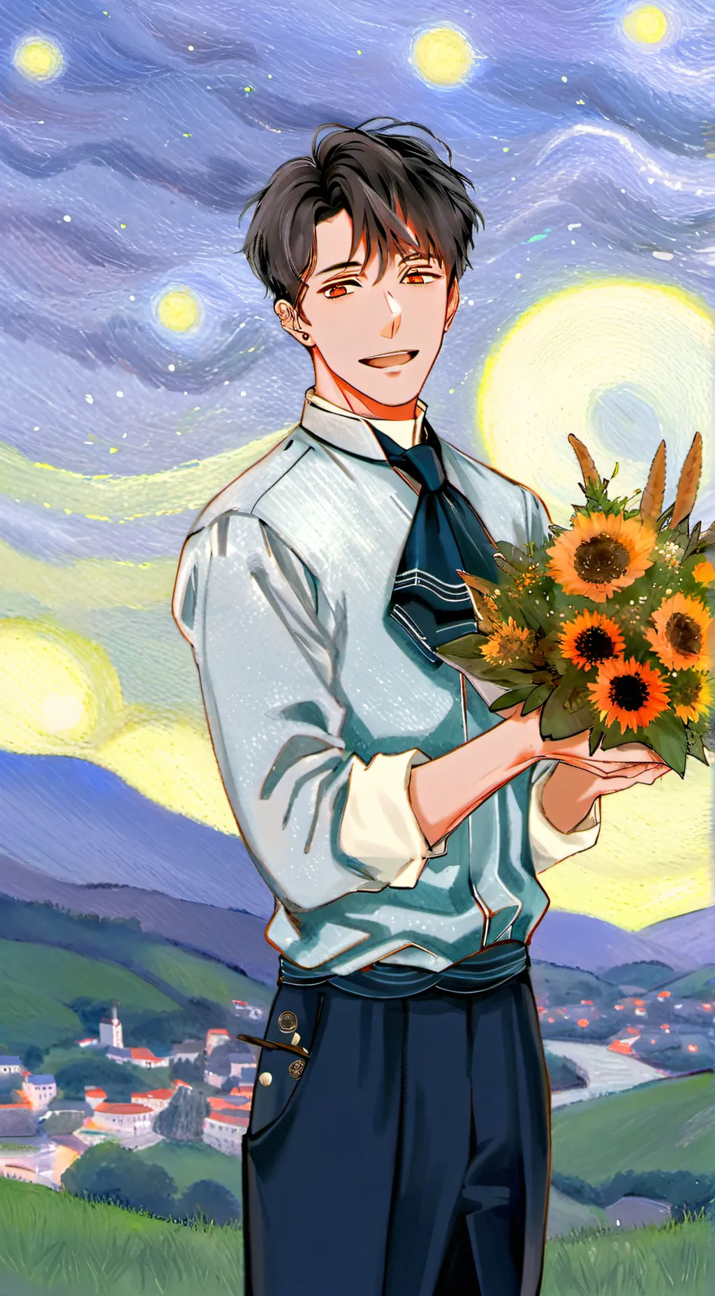 ai character: boyfriends  background
